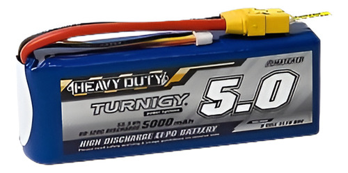 Heavy Duty De Rc Turnigy 5000mah 3s 60c Lipo Pack W/xt-90