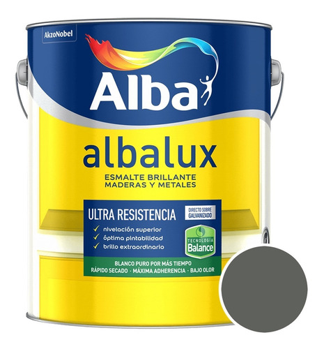 Albalux Al Agua Gris 4l Caporaso