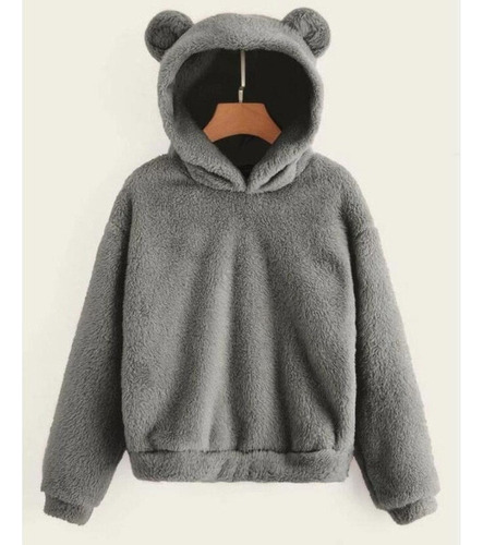 Sudadera Con Capucha De Felpa Para Oreja De Conejo