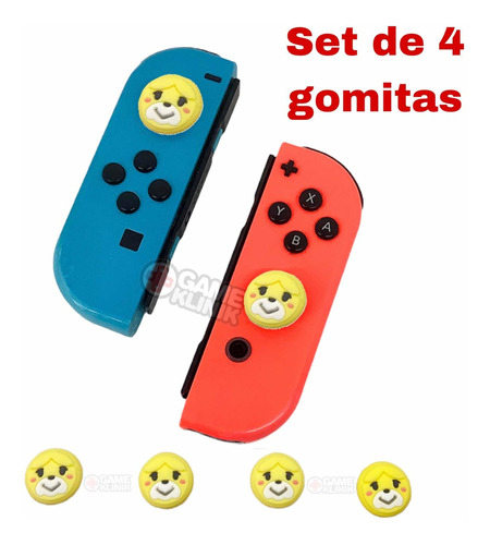 4 Gomas Animal Crossing Joystick Switch Y Lite Protector 05