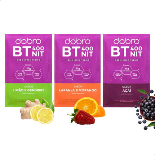 Dobro Bt 400 Nit Starter Pack 03 Sachês 30g Sabor Variados