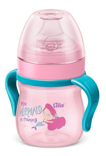 Vaso De Aprendizaje Con Asas Lillo Evolution 150ml +6 Meses Color Rosa