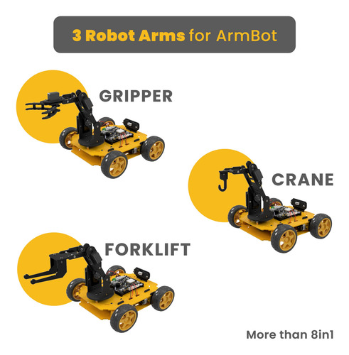 Kit De Robots De Codificacion Robotistan Rex Evolution 8in1
