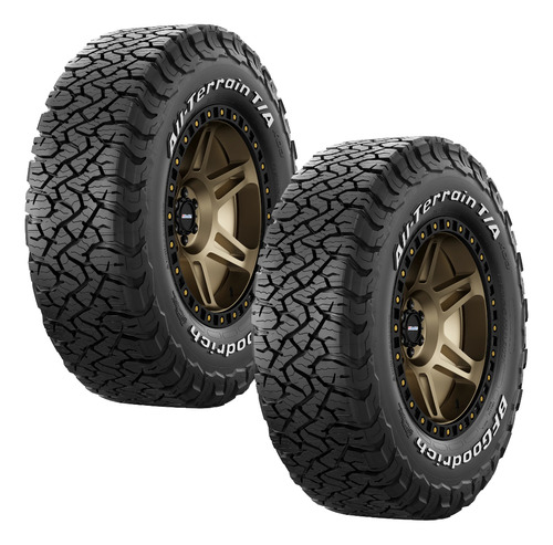2 Pzas Lt265/70r18 Bfgoodrich At Ta Ko3 Letrablanca 124/121s
