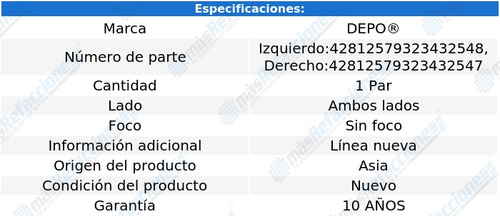 Calaveras Chevrolet Aveo Modelo 2018 - 2019 ( El Par )