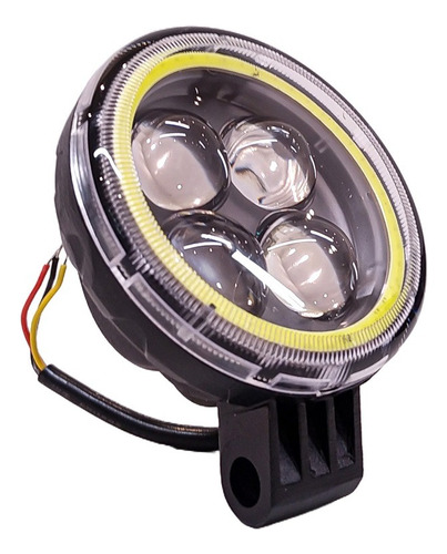 Faro Led Redondo 4led 12w Blanco Ojo De Angel  8x5.5x8cm