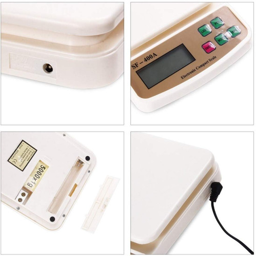 Bascula Electrónica Balanza Digital Gramera Pesa Alimentos