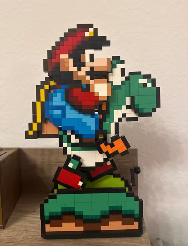 Blocos De Montar Super Mario Yoshi - 1215 Pçs 1215 Super Mario Yoshi