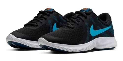 Tenis Nike Revolution 4 Gs Azul Original + Envio Gratis