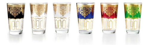 Vasos Estilo Arabe Para Te De Colores (6 Unidades) Ibili Color Varios