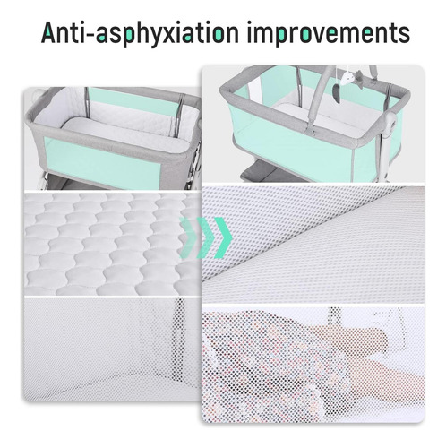Cowiewie Baby Mobanet Sleeper Con Canasta De Almacenamiento,