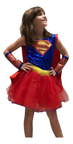 Disfraz Súper Girl Super Chica Dc Superhero Girl