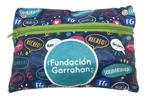 Imagen 3 de 3 de Cartuchera Azul Oscuro - Fundación Garrahan