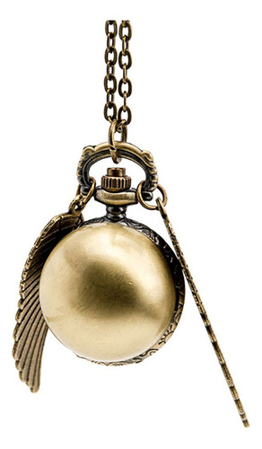 Reloj Collar De Snitch Dorada M1 Harry Potter De Colección