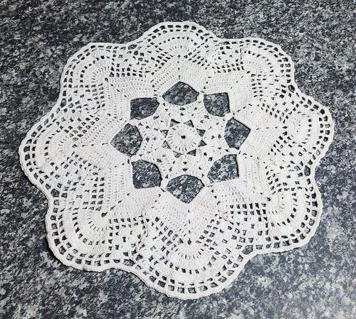 Carpeta Circular Al Crochet