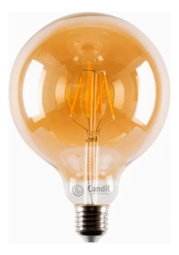 Lámpara Filamento Led Globo Vintage E27 6w Ambar Cd