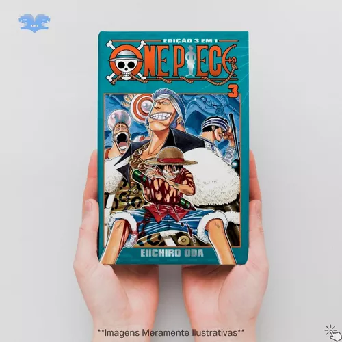 One Piece 3 em 1 Vol 5 Eiichiro Oda Editora Panini em Promoção na