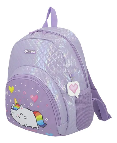 Mochila Xtrem Power 5xt Gato Lila