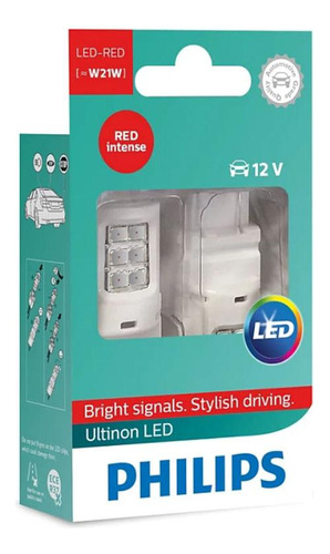 Lâmpada Led Festoon Philips Ultinon Pro3100 W5w 11961cu31b2