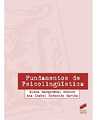Libro Fundamentos De Psicolingüística De Elena Garayzábal He