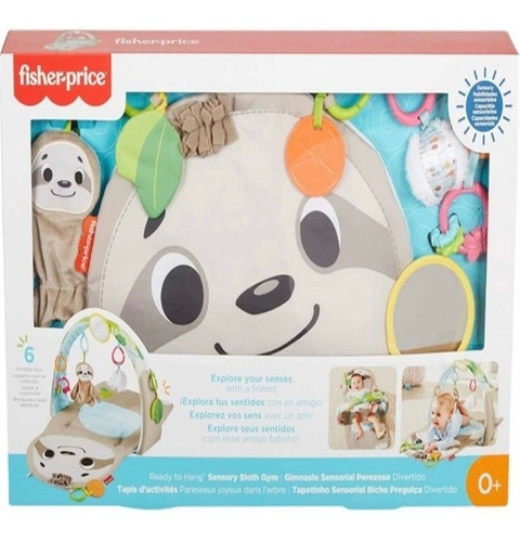 Imagen 4 de 4 de Fisher Price Gimnasio Sensorial Perezoso Divertido!!!