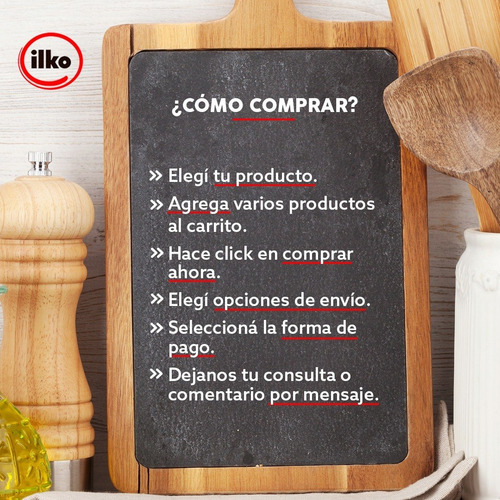 Imagen 7 de 10 de Cuchara Nylon Basic Ilko