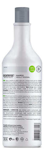 Shampoo Vegano Inoar Cicatrifios Anti Frizz 1000ml