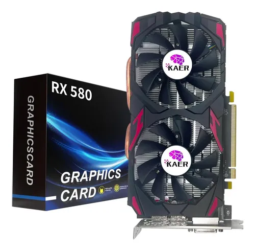 comprar Tarjeta Gráfica Kaer Amd Radeon Rx 580, 8gb, Gddr5, 256 Bit,