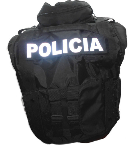 Chaleco Tactico Armys Police 5 Bolsas + Porta Arma