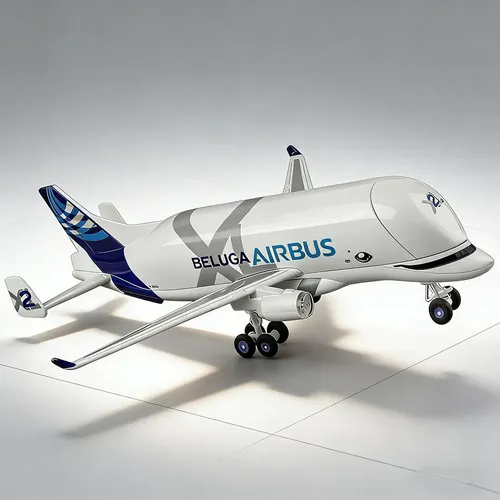 Miniatura Airbus 22cm A330-700l Beluga Xl 1:400 2024 Coletar