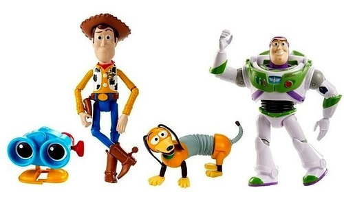 Imagem 4 de 5 de Baú Brinquedos Do Andy 04 Bonecos Toy Story Disney Original