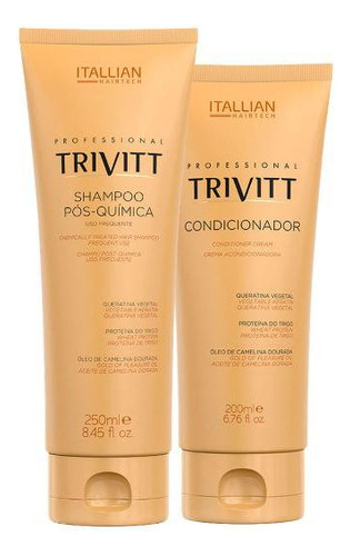 Kit Trivitt Shampoo Pós-química + Condicionador Itallian