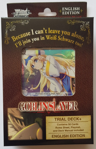 Weiss Schwarz Goblin Slayer Trial Deck Nuevo !!!