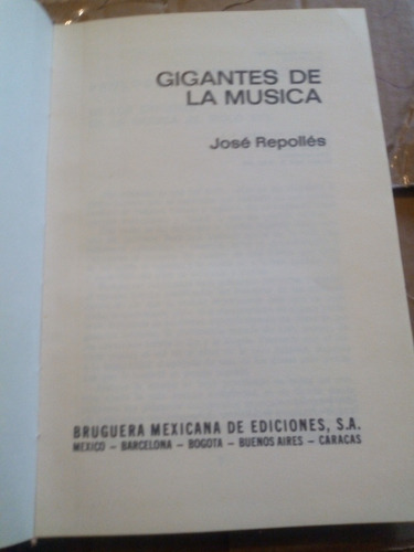 Gigantes De La Música José Repolles Bruguera