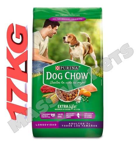 Dog Chow +7 Longevidad 17kg