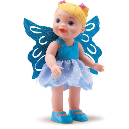 Boneca Super Fada Com Acessórios Asa E Varinha De Cordão