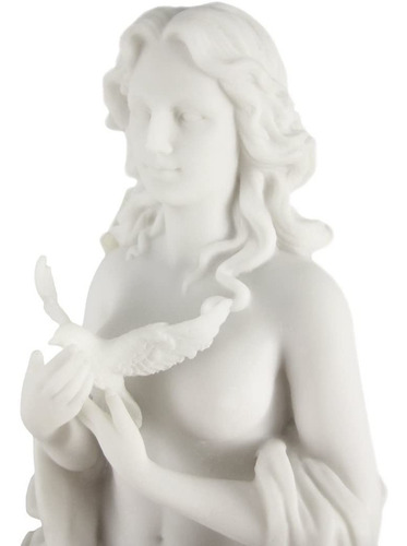 Estatua Diosa Griega Afrodita 25.4 Cm Tamaño - Resina Color Blanco