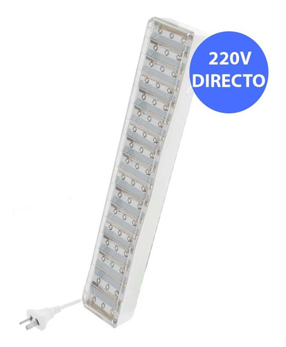 Imagen 2 de 10 de Luces Luz Emergencia 60 Leds Recargable 2 Intensidades 12 Hs