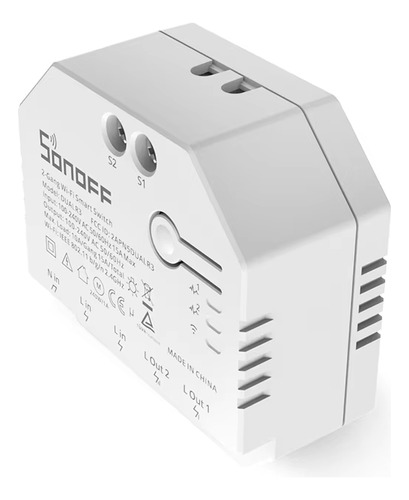 Interruptor Switch Sonoff Dual R3 Lite Relé Doble