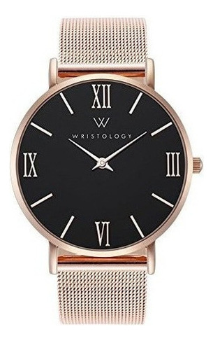 Wristology Stella Rose Romana Mujer Oro Negro Caramba Reloj