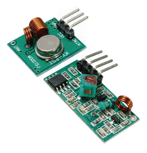 Transmisor Y Receptor Radio Frecuencia Rf 433 Mhz Robotics