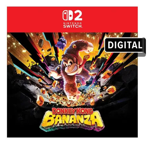 Donkey Kong Bananza Nintendo Switch 2 (Digital) | Parcelamento sem