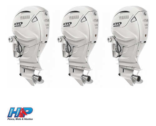 Trinca Motor De Popa Yamaha 450hp F450avt2x 4t Branco