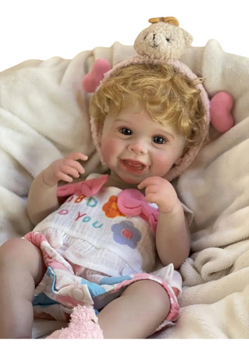 Bebé Reborn Original Vinilo Cuerpo Completo Anahi Doll