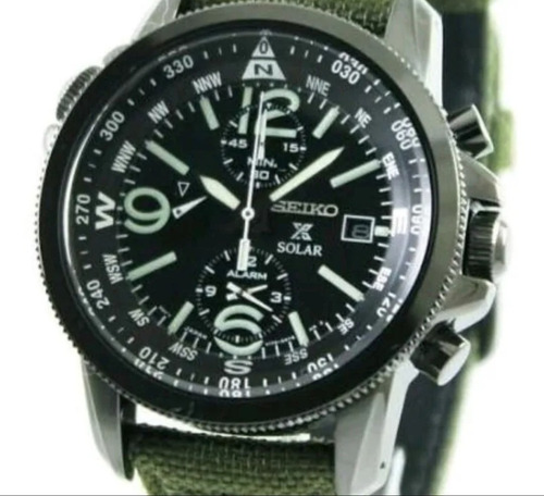 Seiko Prospex Solar Military Lona Verde Ssc295p1