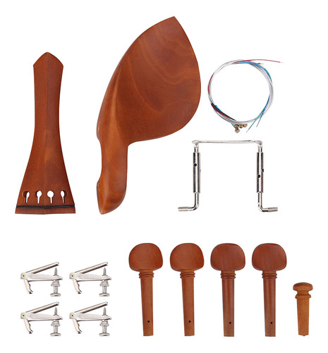 Acessórios Para Violino, 1 Conjunto De Peças De Madeira De J