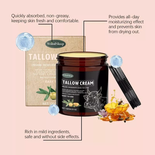 Crema Oril De Evil Goods, Sebo De Res, Crema De Sebo De Res