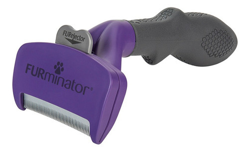 Rasqueadeira Furminator Para Gato Médio/grande Pelos Longos Cor Roxo