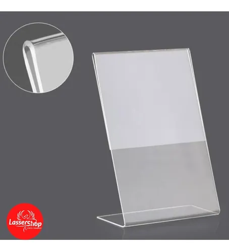 Soporte Acrílico Para Letreros 6 Unidades, 10×15