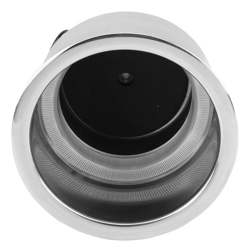 Portavasos Con Control Remoto De Acero Inoxidable Led Rgb Dr